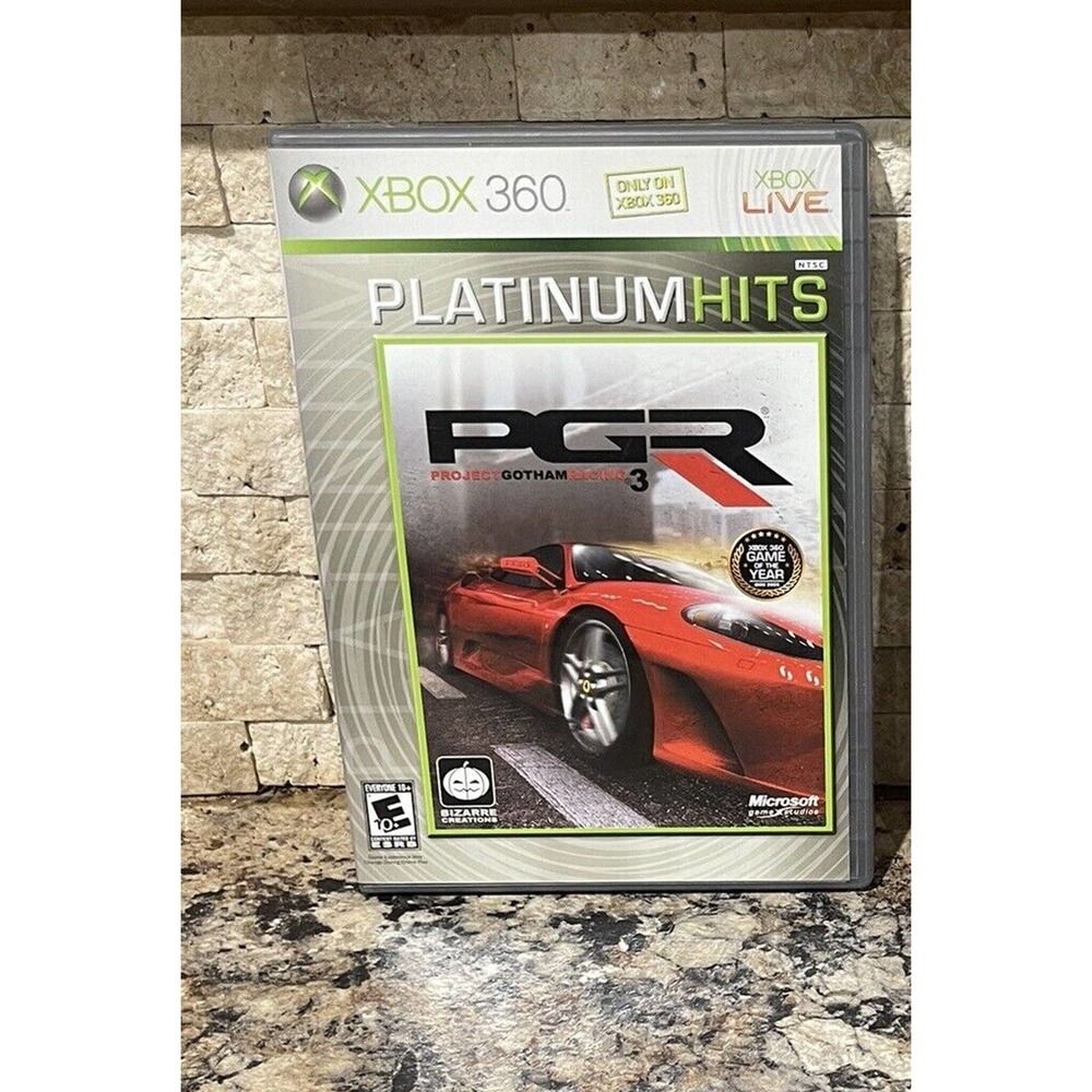 Project Gotham Racing 3 PGR‎ Platinum Hits (Microsoft Xbox 360, 2005)